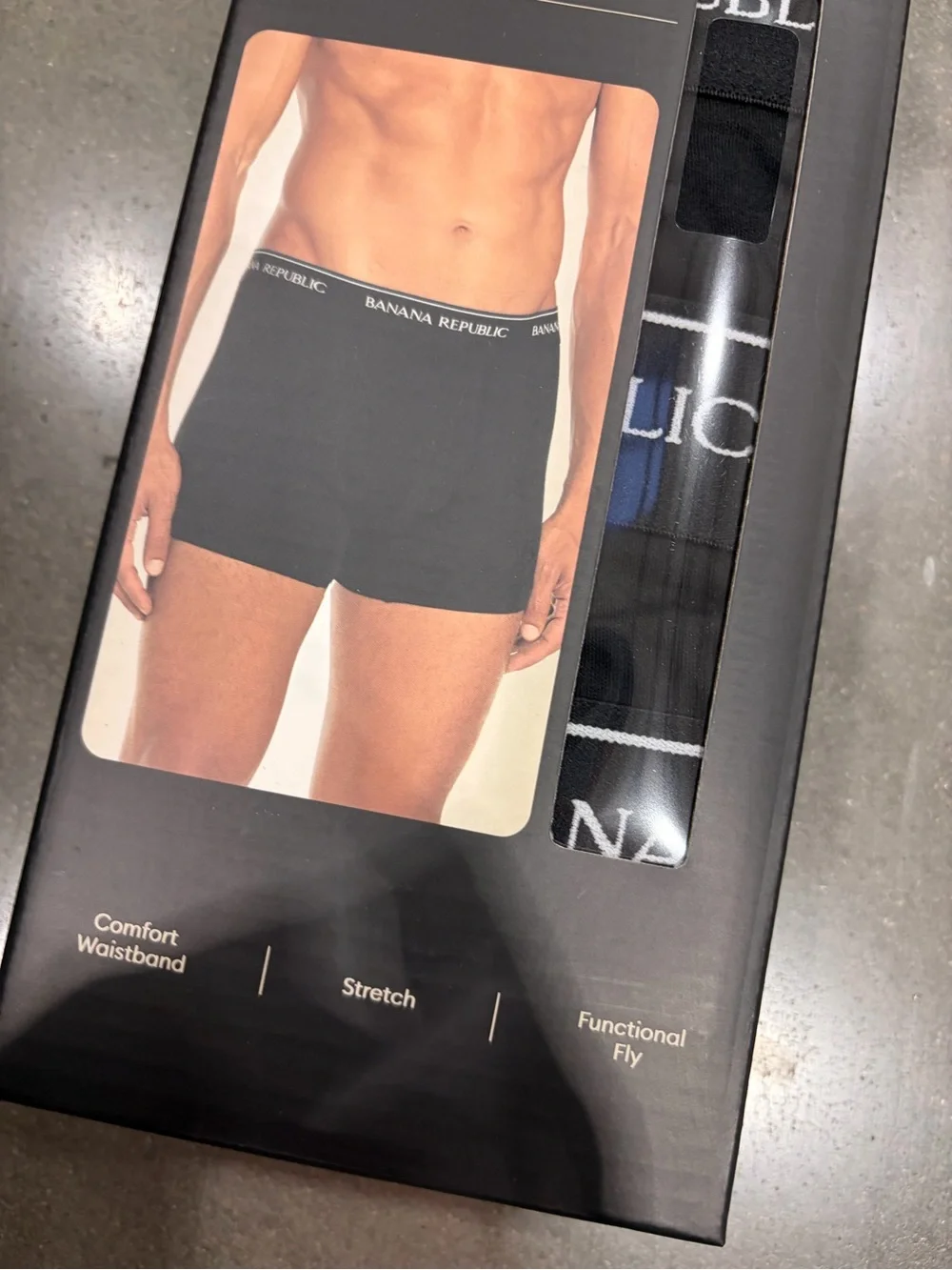 Banana Republic Men’s 3-Pack Boxer Briefs - Black new in box sealed
